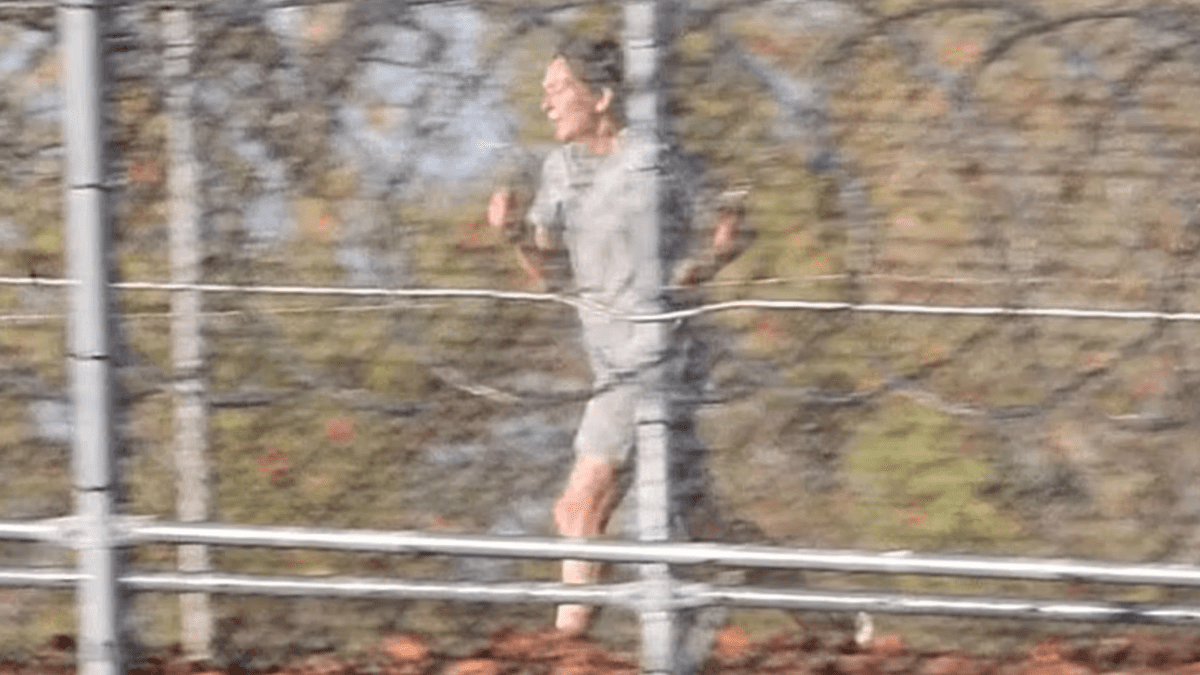Run Ghislaine Run! Ghislaine Maxwell Snapped Running In Prison